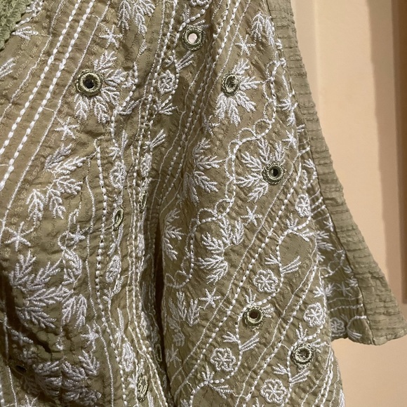 Zara Embroidered Long Dress - Picture 11 of 12